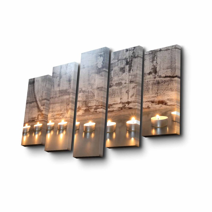 Wallity Cuadro Decorativo en Lienzo 5 Piezas 5PUC-138 Wallity Cuadro Decorativo en Lienzo 5 Piezas 5PUC-138